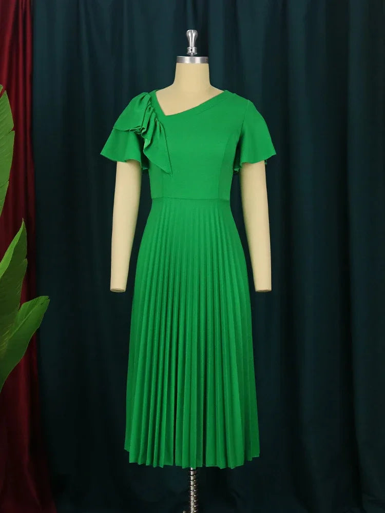 Straal Zelfvertrouwen Uit met Midi-Jurk van Elegance Couture
