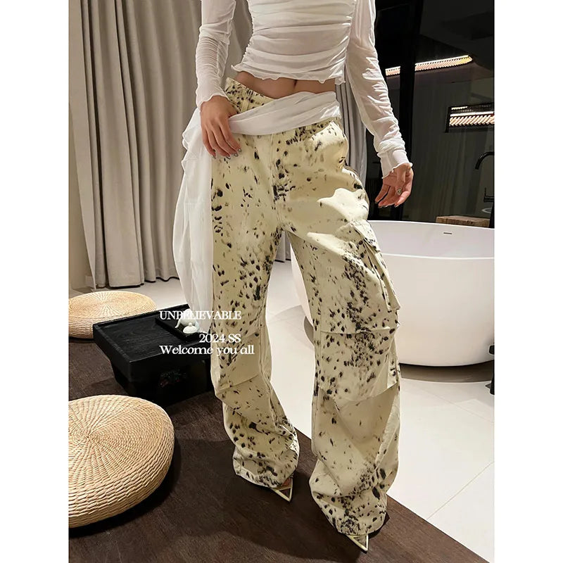 American Retro High Street Casual Overalls