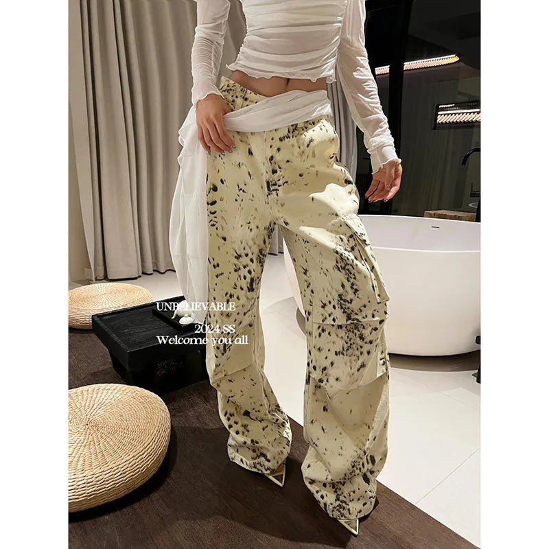 American Retro High Street Casual Overalls