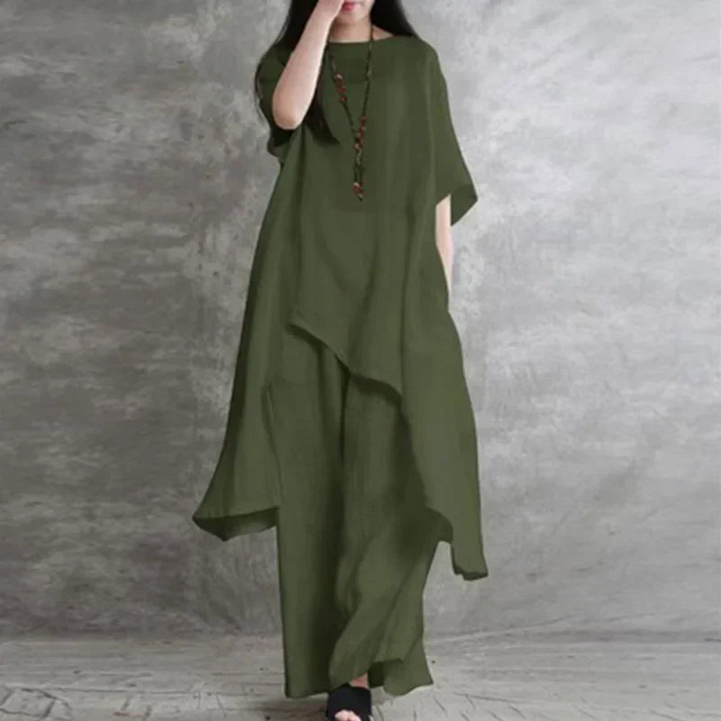 Andrada | Ensemble classique chemise et pantalon en coton