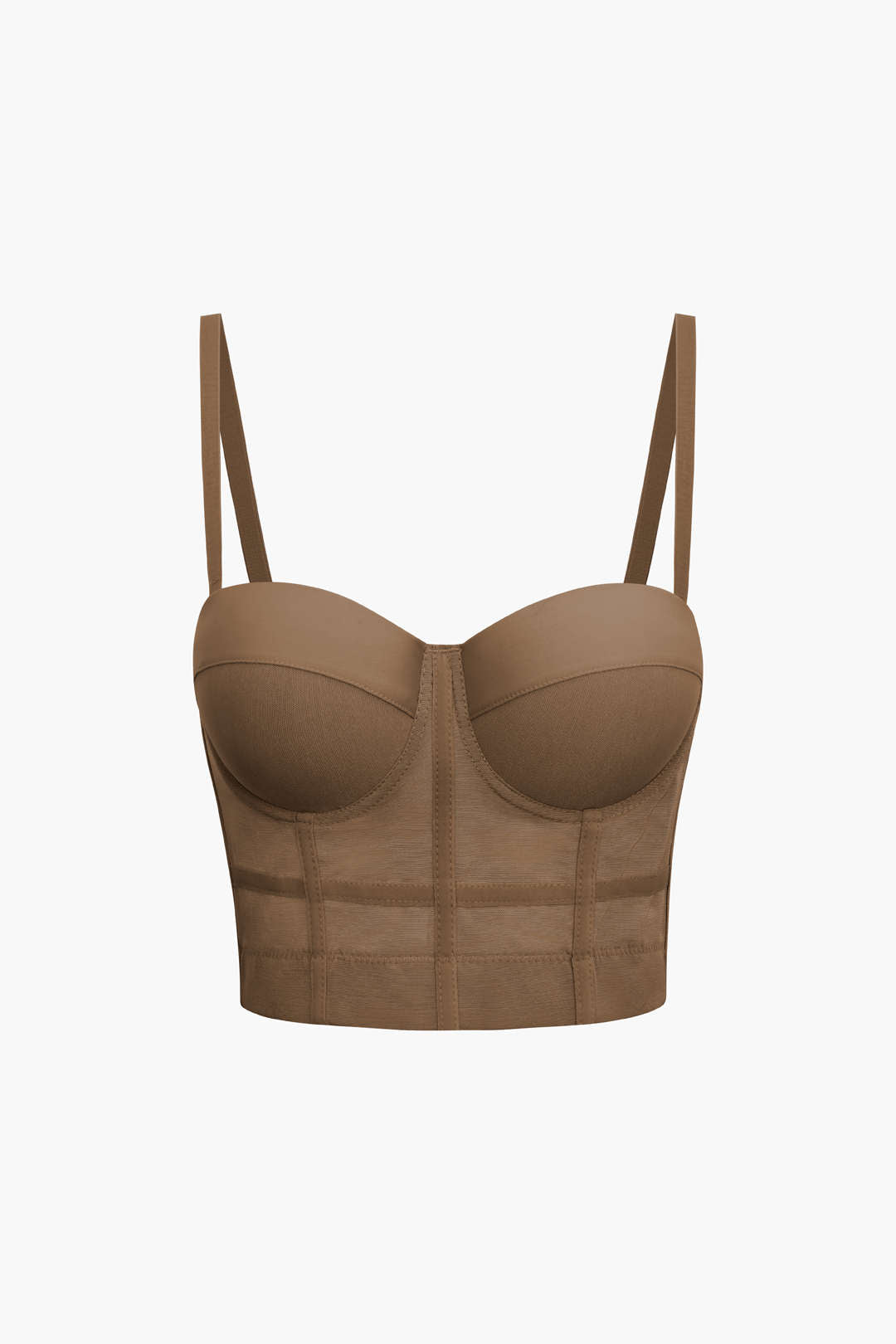 Andrea | Luchtig mesh bustier korset top