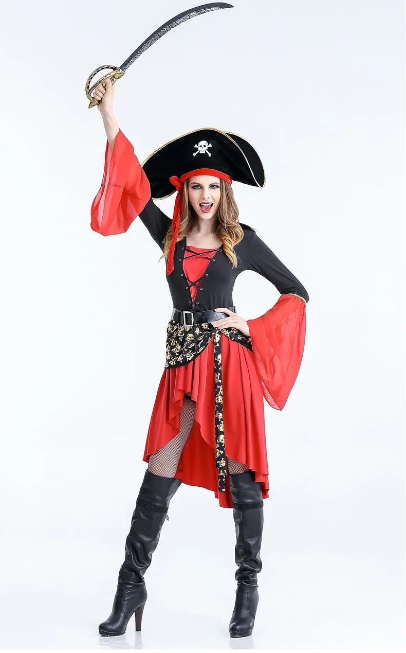 Angelica | Halloween elegant pirate dress and theme parties