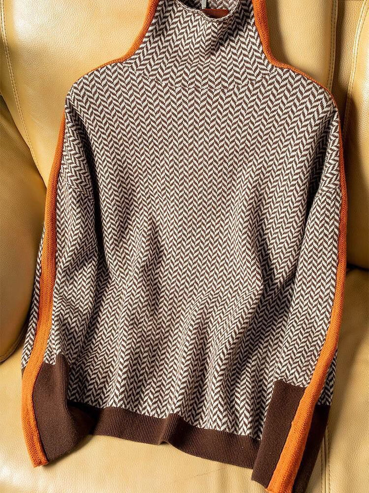 Anita | Eleganter Kaschmirpullover mit Rollkragen