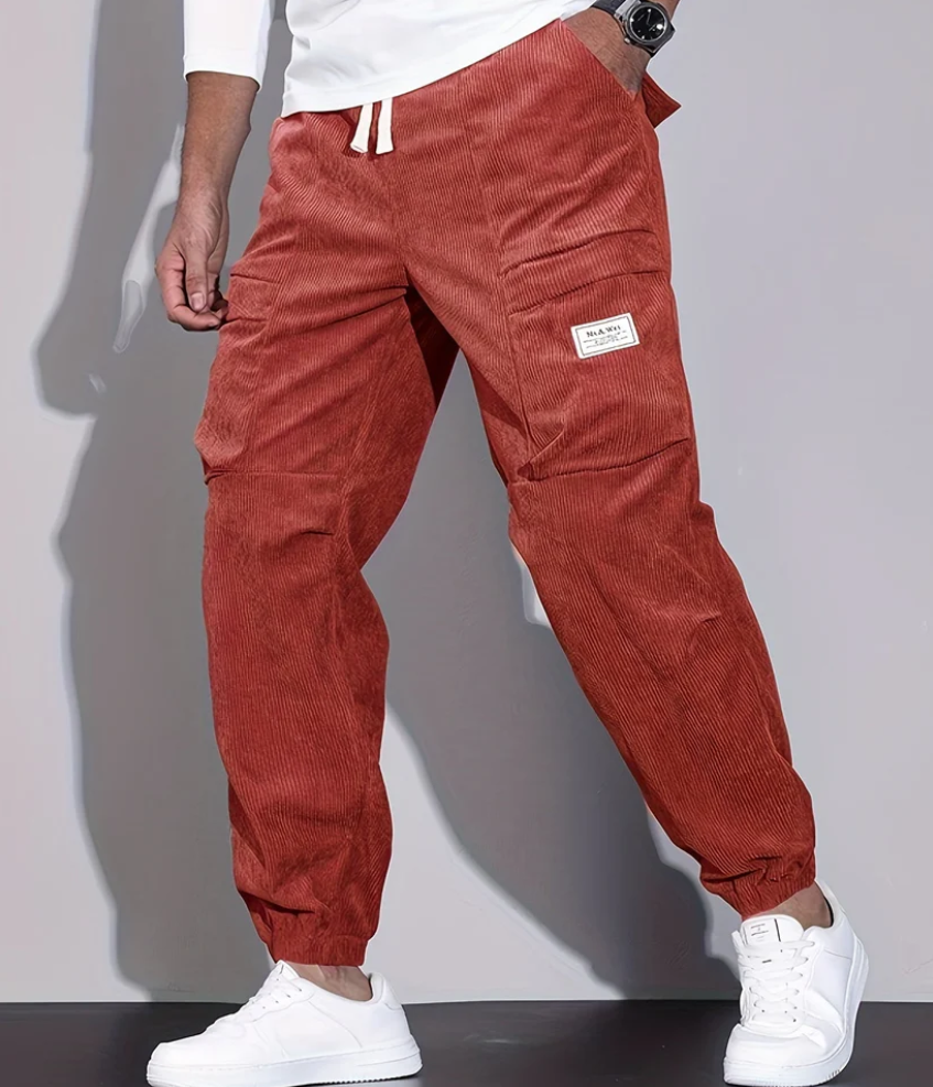 Anthony | Pantaloni casual alla moda in velluto a coste Cordino