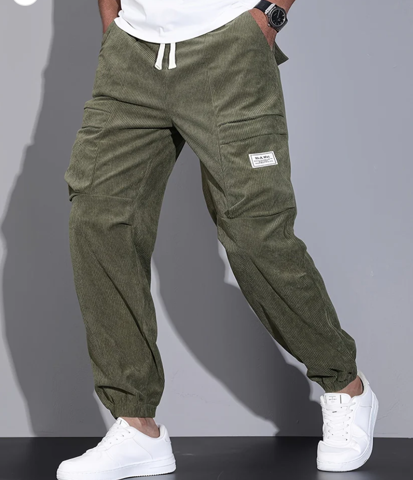 Anthony | Pantaloni casual alla moda in velluto a coste Cordino