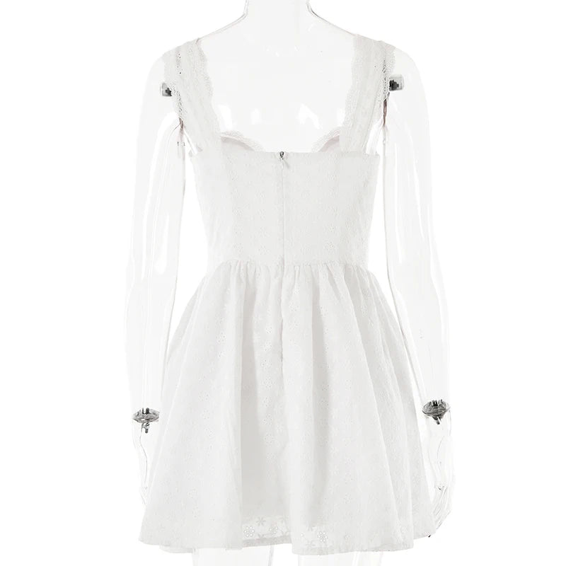 Aperabant Sexy Baljurk met Diepe V-hals en Kanten Rand