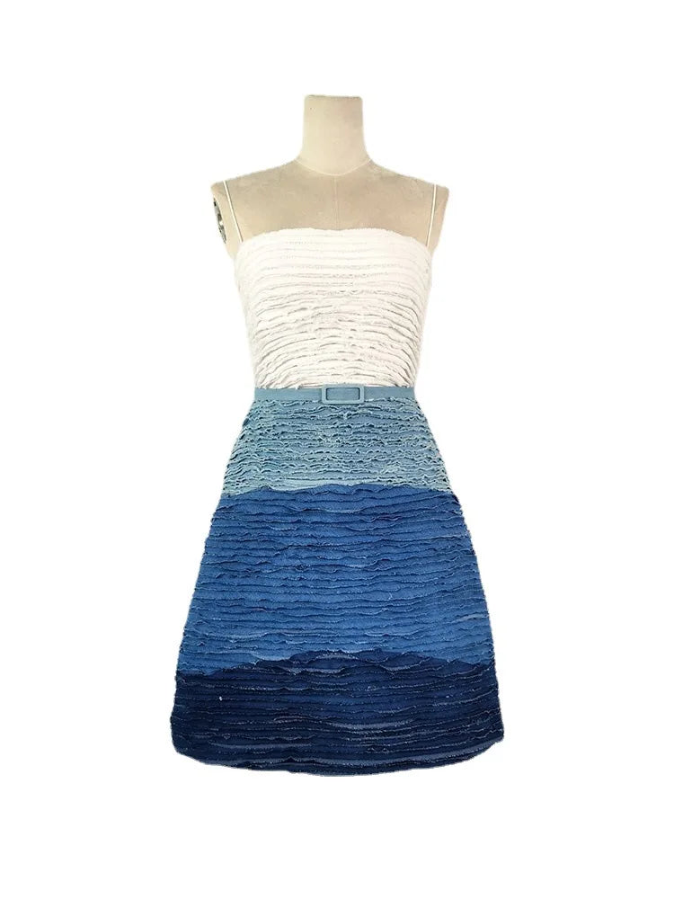 Verfrissende Blauwe Hemel Jurk voor Zomerse Avonturen