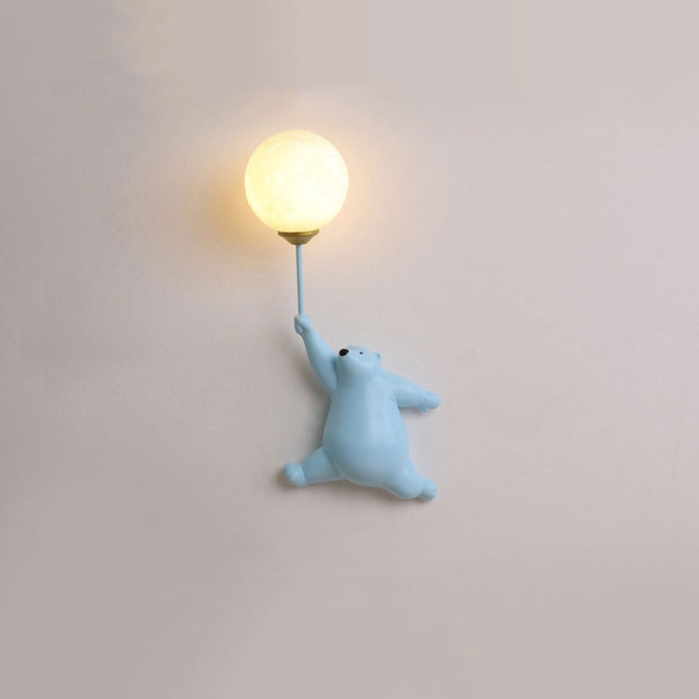 Ballonbeer schattige nachtlamp wandlamp