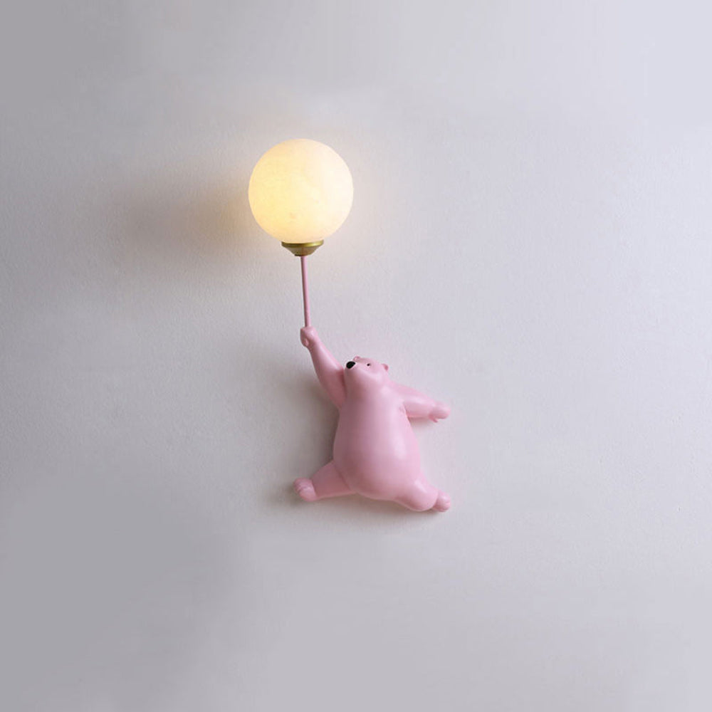 Ballonbeer schattige nachtlamp wandlamp