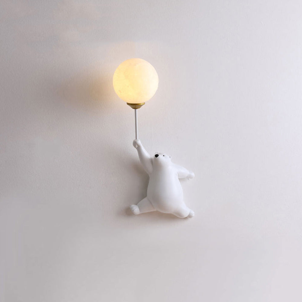 Ballonbeer schattige nachtlamp wandlamp