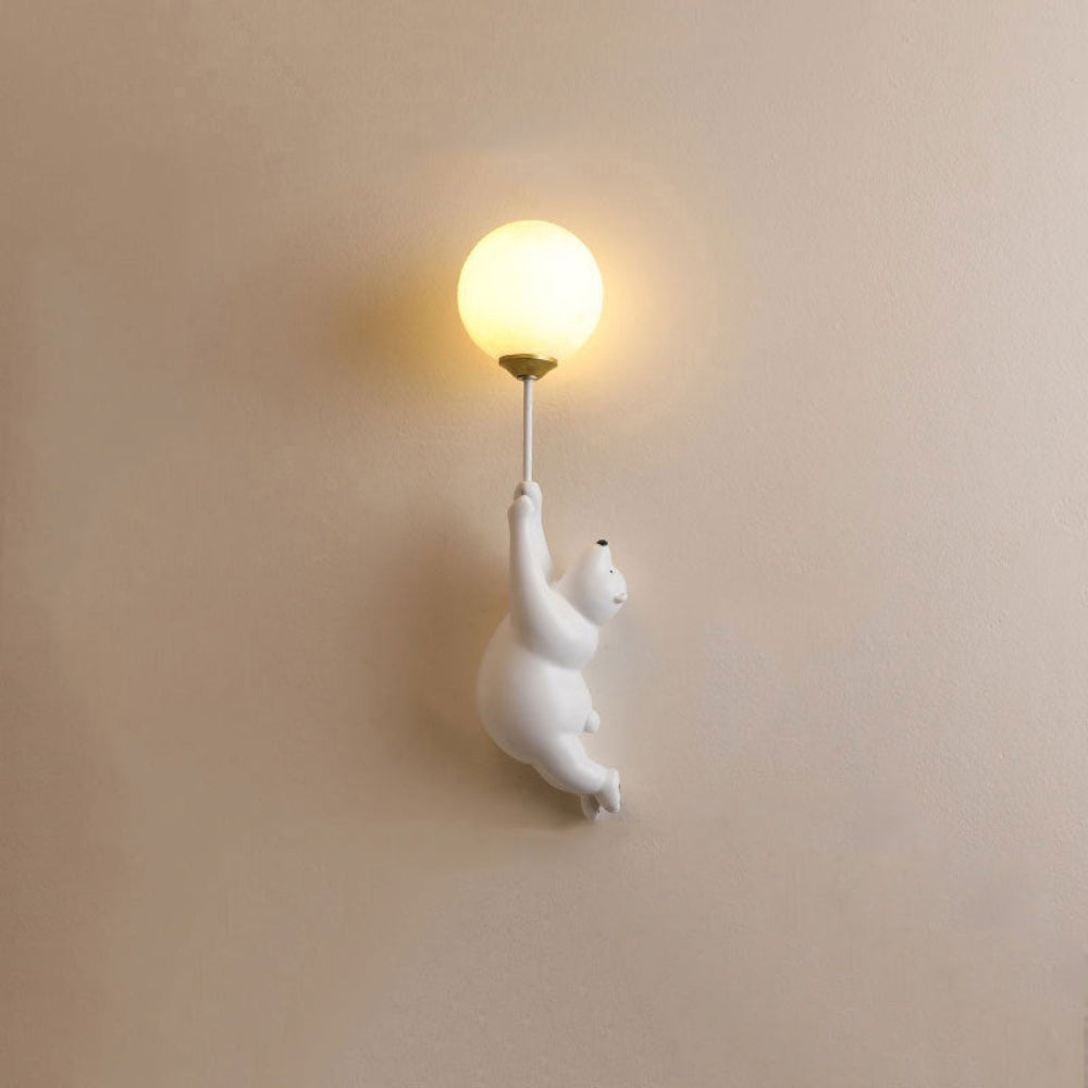 Ballonbeer schattige nachtlamp wandlamp
