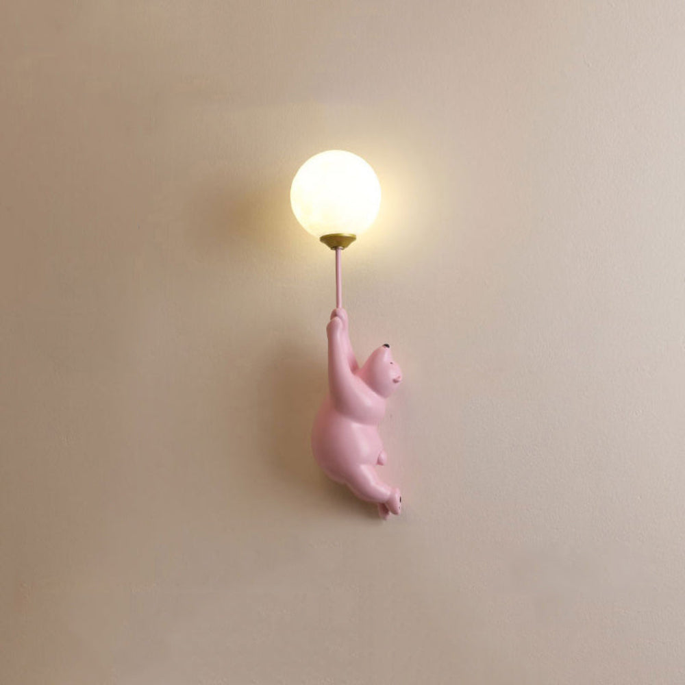 Ballonbeer schattige nachtlamp wandlamp