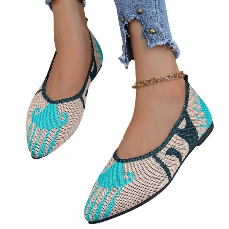 Elegante Dames Plat Schoenen - TrendVrouw's Herfst Loafers