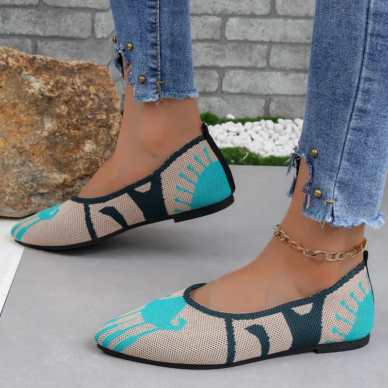 Elegante Dames Plat Schoenen - TrendVrouw's Herfst Loafers