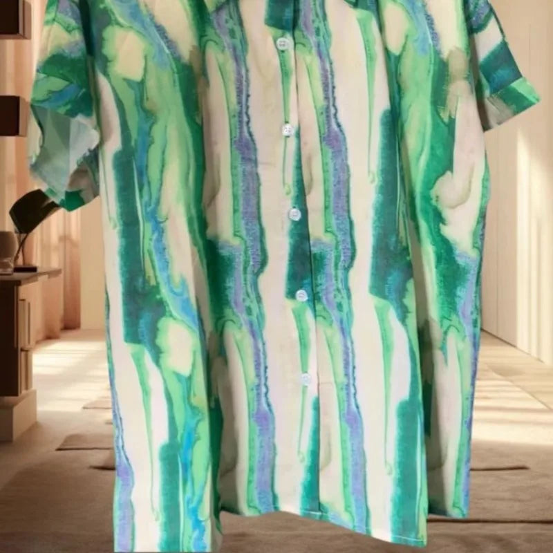 Summer Sea Breeze Blouse FlamingoFusion