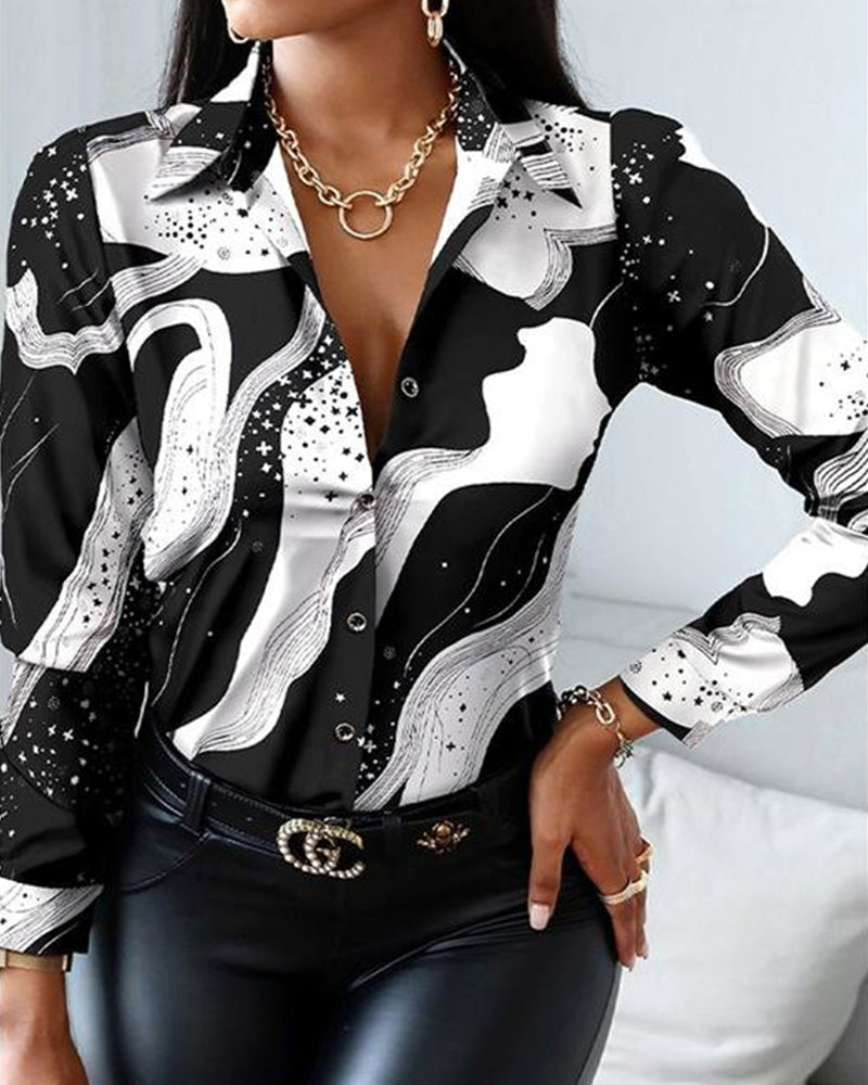 Bella | Lässige elegante Baumwollbluse mit langen Ärmeln
