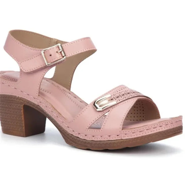 Comfortable High Heels Roman Sandals