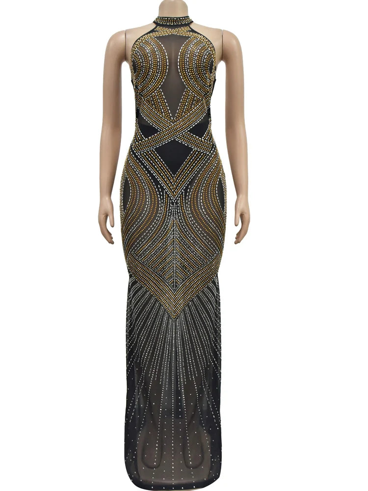 Estrella Dames Glamoureuze Lange Maxi Jurk