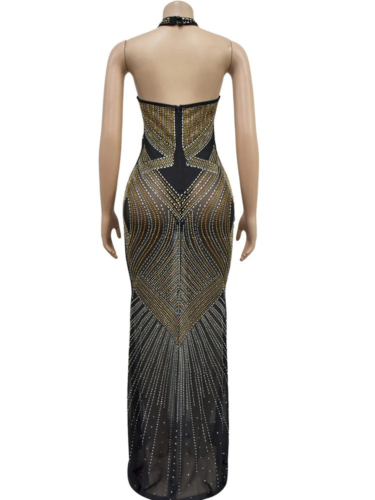 Estrella Dames Glamoureuze Lange Maxi Jurk