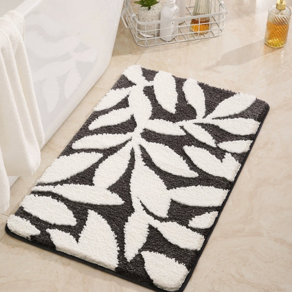 Bladpatroon Badmat Antislip