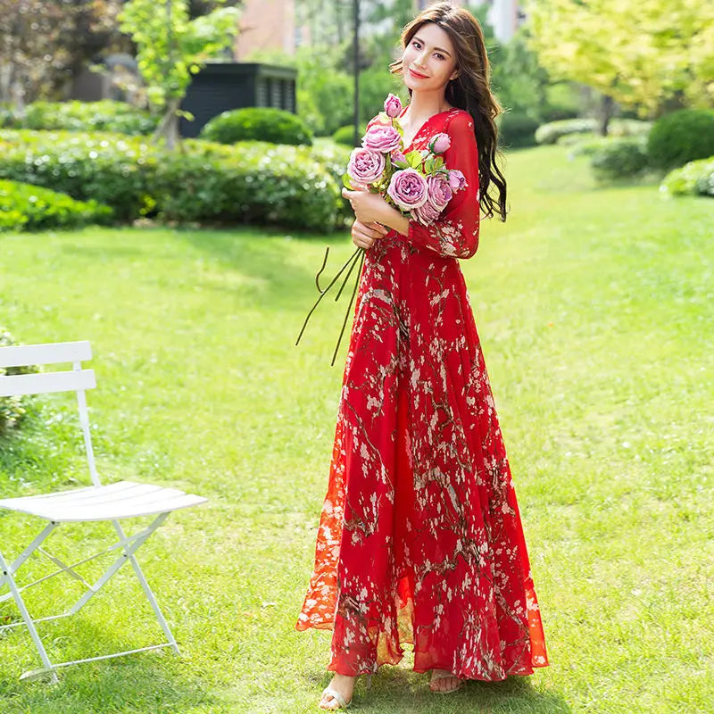 ChicVibe Vestito a fiori per donna