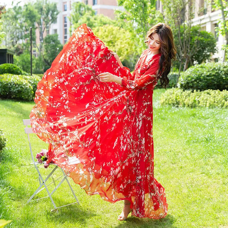 ChicVibe Vestito a fiori per donna