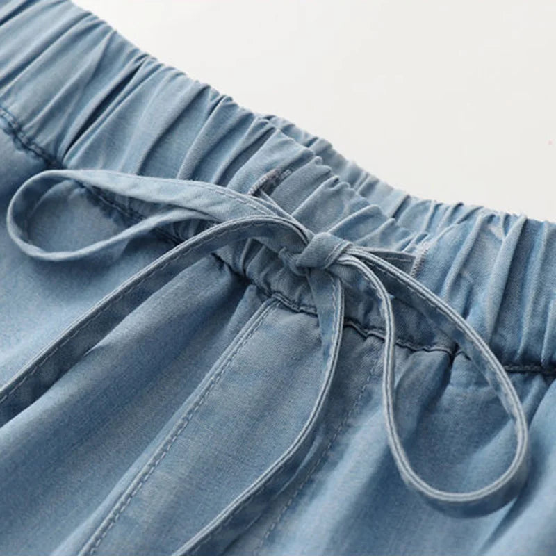 Moderne Lyocell Denim Broek - Perfect voor de Trendy Vrouw in 2024!