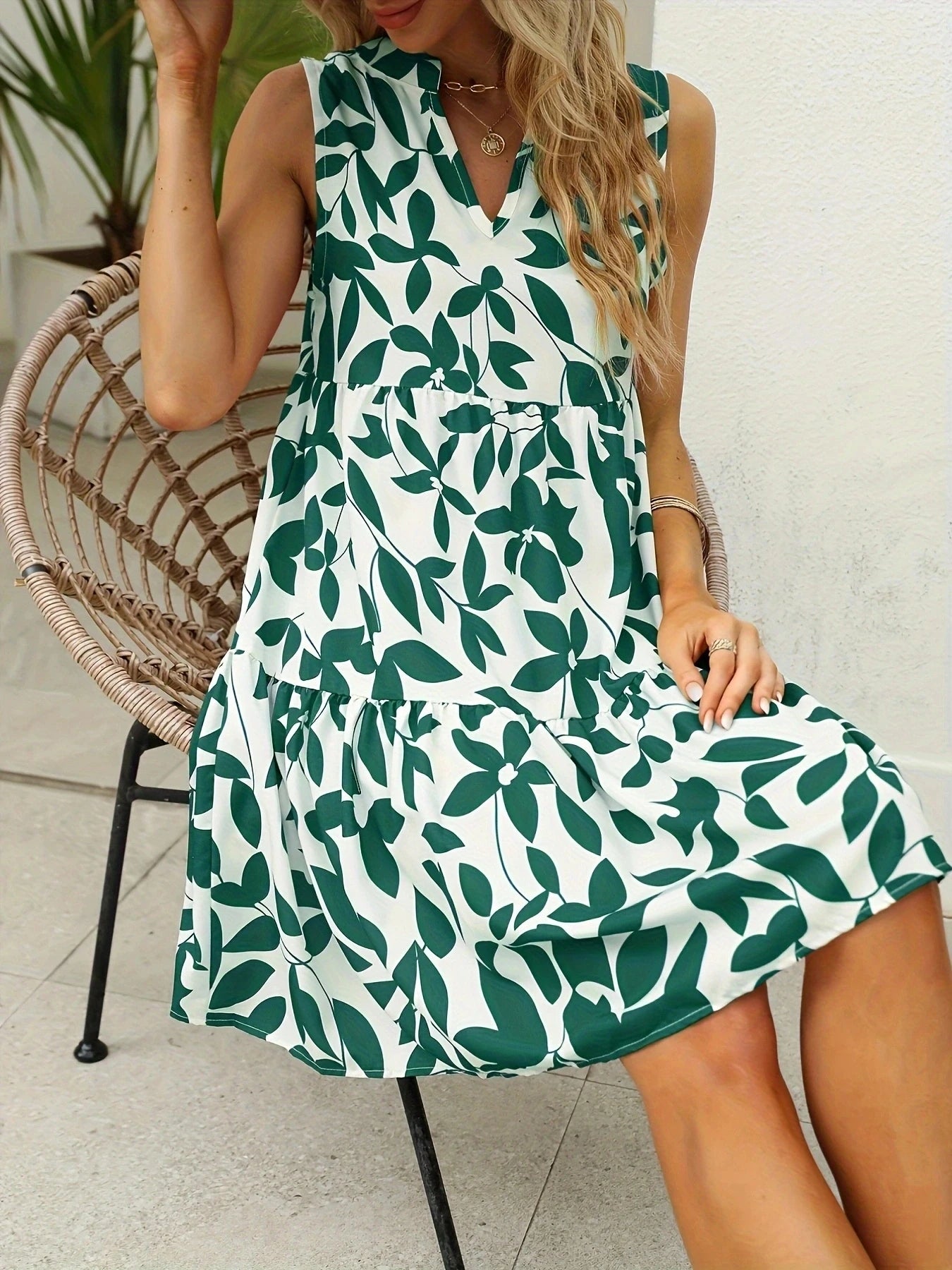 Zwevende Bloesemdroom Jurk