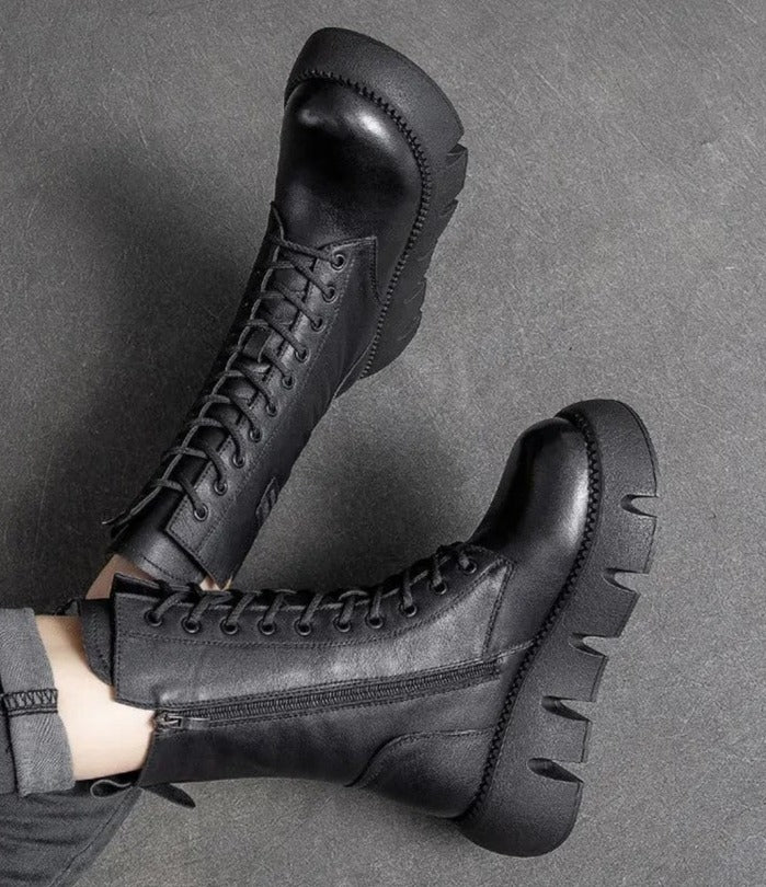 Stap in winterstijl: Aurora dameslaarzen met fleecevoering en dikke zool