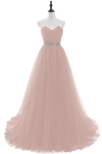 Enchanting Bordeaux Red Tulle Evening Dress with Lace and Crystals
