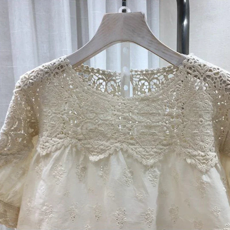 Zomerse Losse Korte Mouw Shirt voor Vrouwen