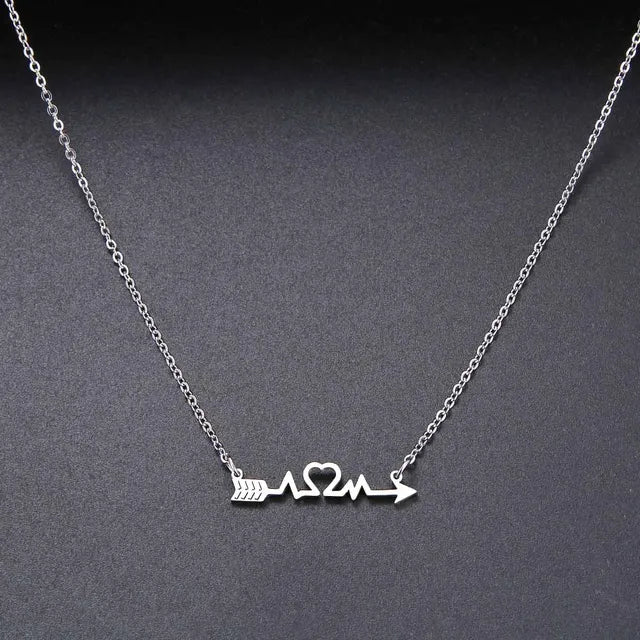 Diamant Juwelen Stralende Hartslag Halsketting