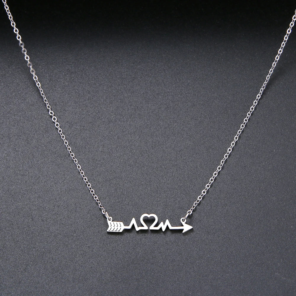 Diamant Juwelen Stralende Hartslag Halsketting