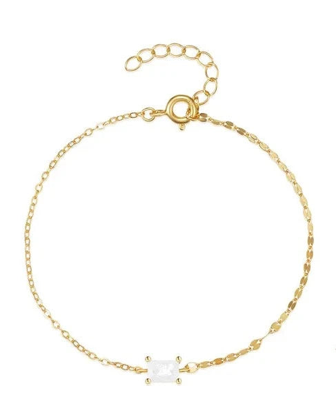 ParelPracht Bracciale Impilato di Perle d'Argento