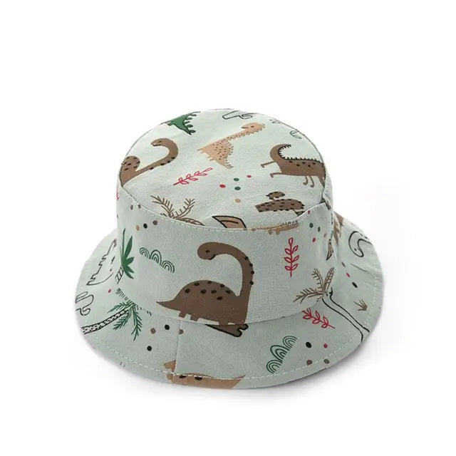 Carino Cartone Animato Dinosauro Baby Secchiello Cappelli di Divertimento per Bambini