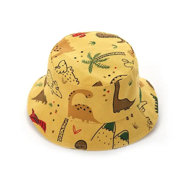 Carino Cartone Animato Dinosauro Baby Secchiello Cappelli di Divertimento per Bambini