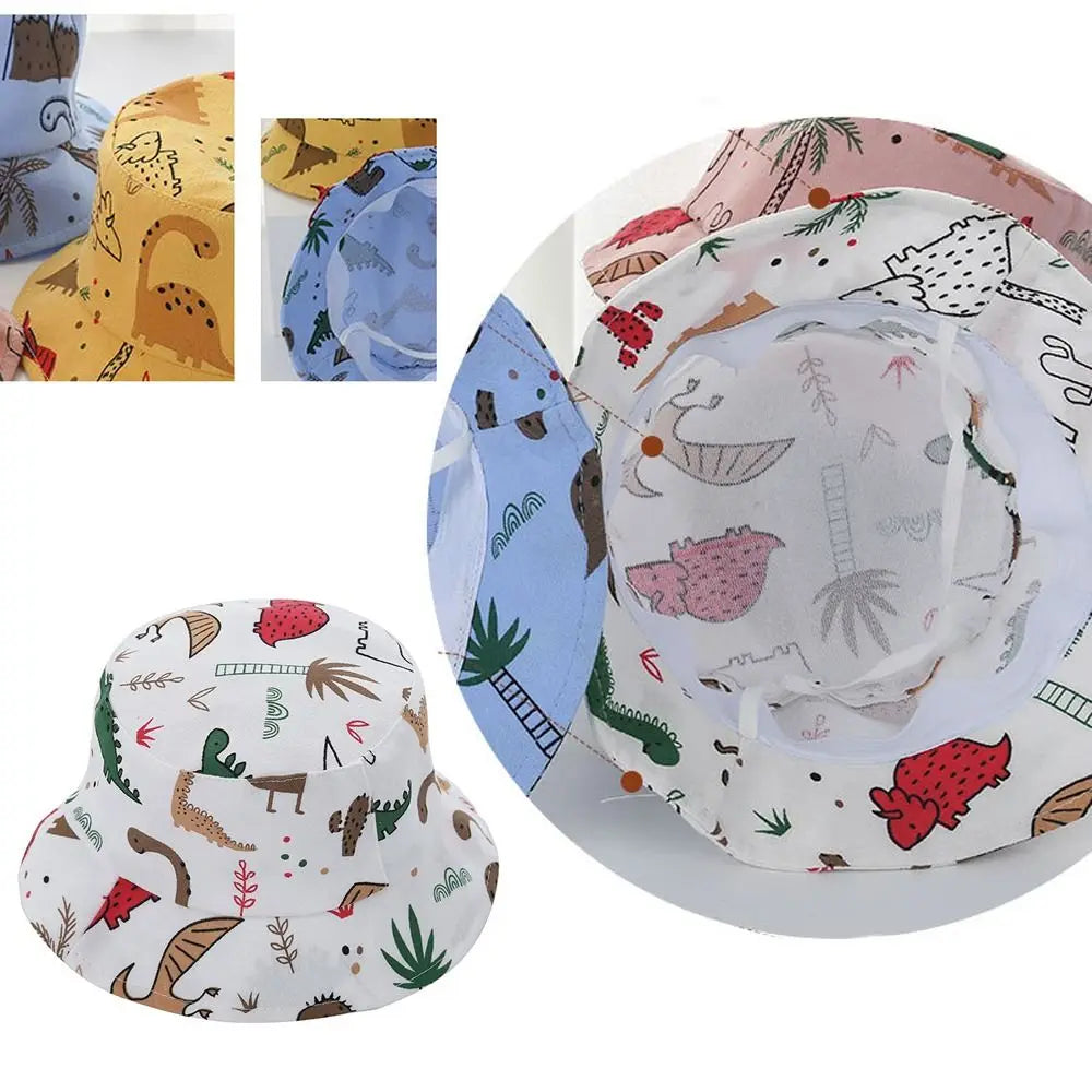 Carino Cartone Animato Dinosauro Baby Secchiello Cappelli di Divertimento per Bambini
