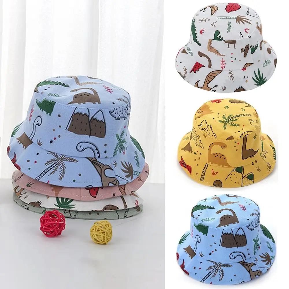 Carino Cartone Animato Dinosauro Baby Secchiello Cappelli di Divertimento per Bambini