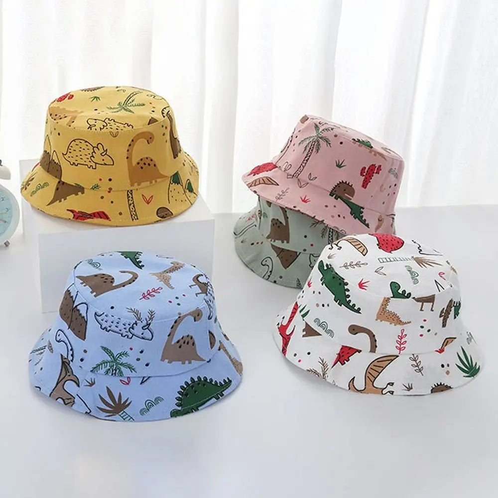 Carino Cartone Animato Dinosauro Baby Secchiello Cappelli di Divertimento per Bambini