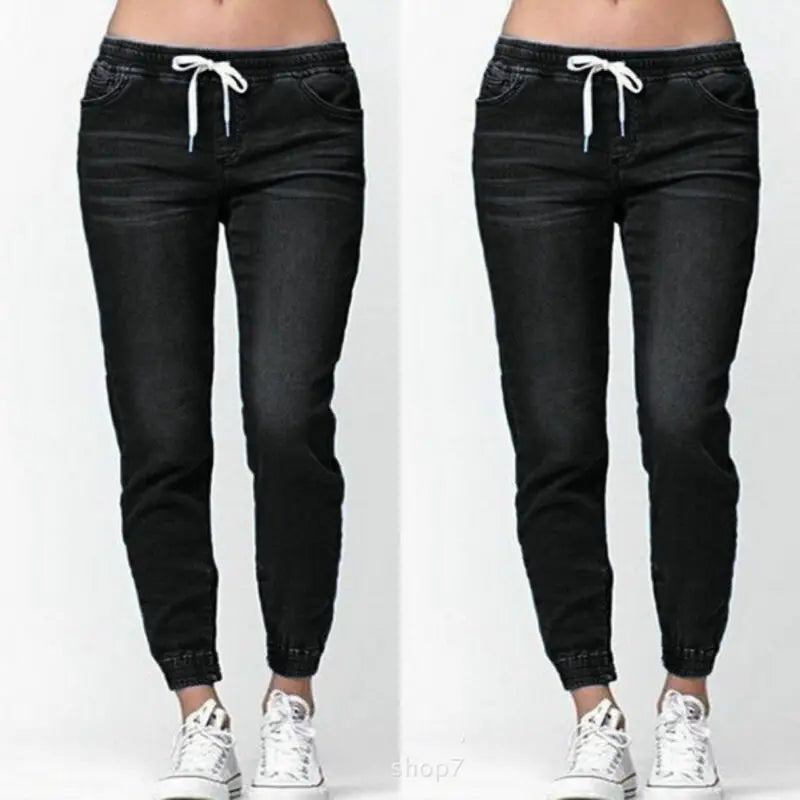 TrendyChique Elastische Sexy Skinny Jogger Jeans