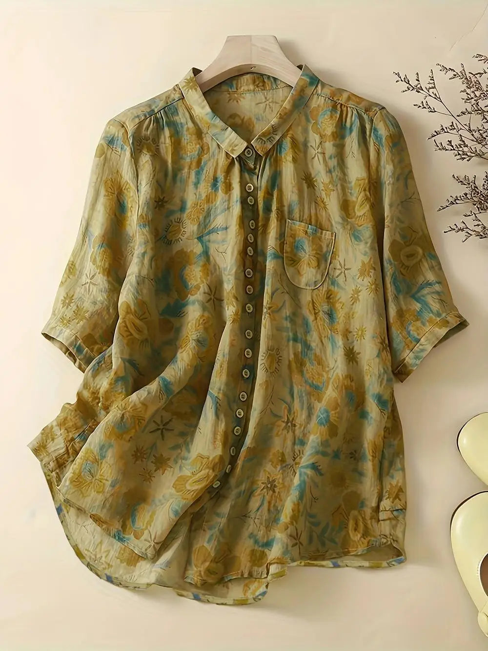 Summer Flower Blouse