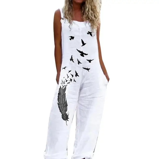 Zonnige Dames Jumpsuit voor Zomerse Vrolijkheid