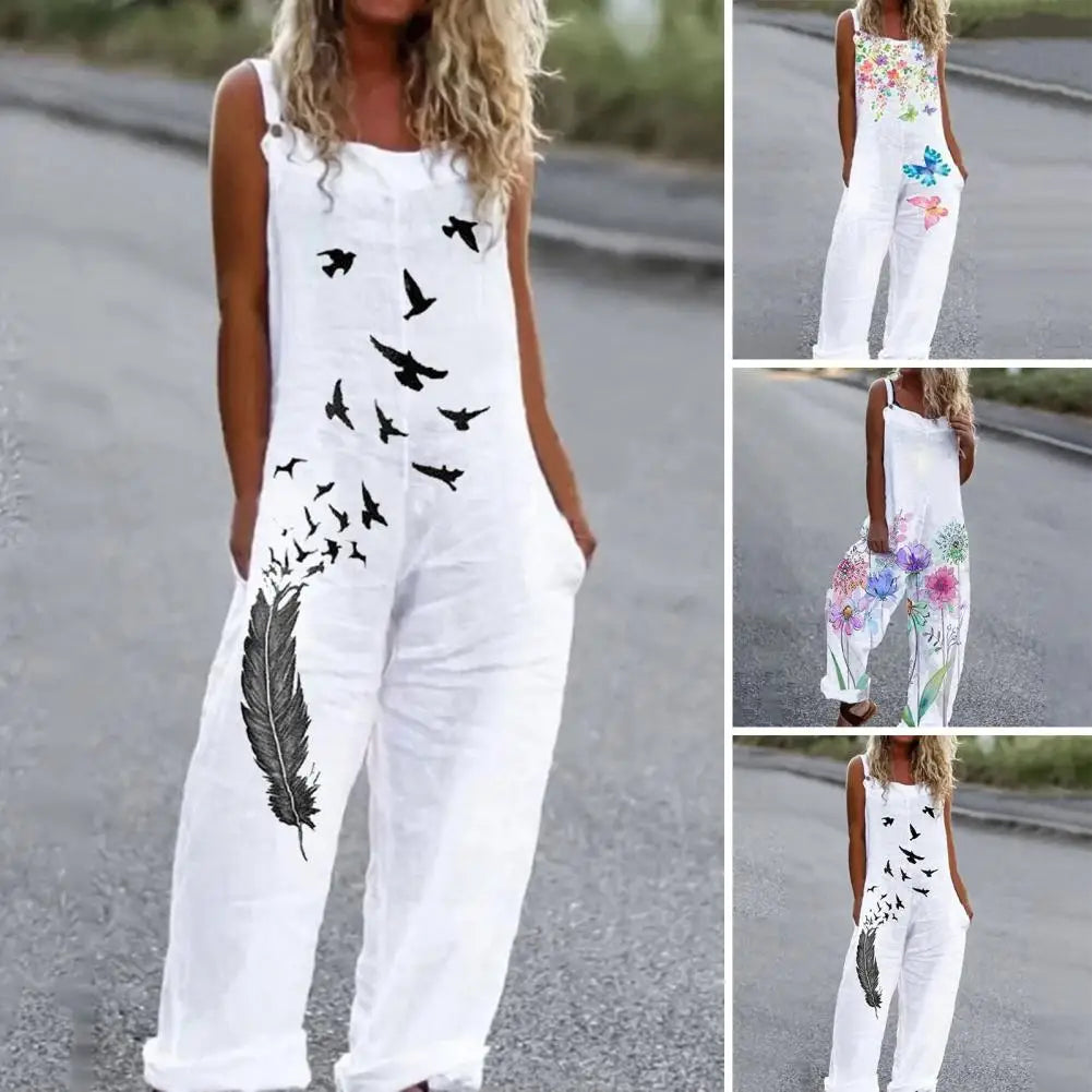Zonnige Dames Jumpsuit voor Zomerse Vrolijkheid