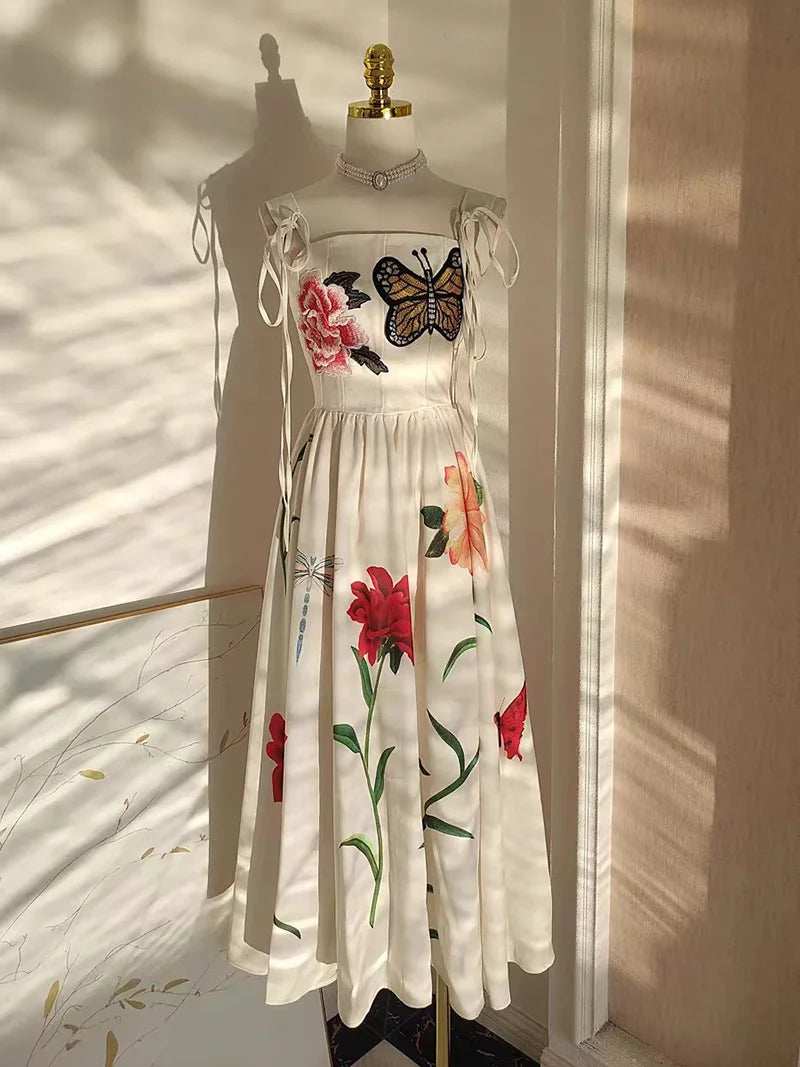 Elegante Witte Zomerjurk voor Dames