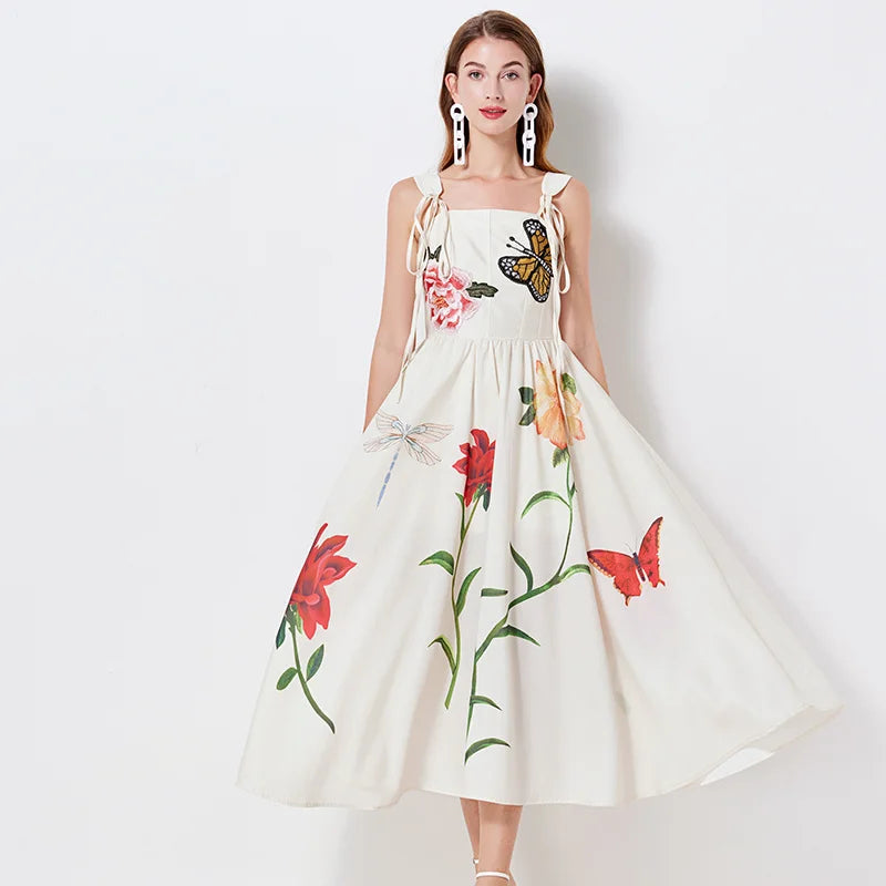 Elegante Witte Zomerjurk voor Dames