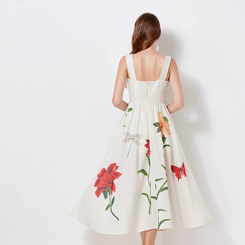 Elegante Witte Zomerjurk voor Dames