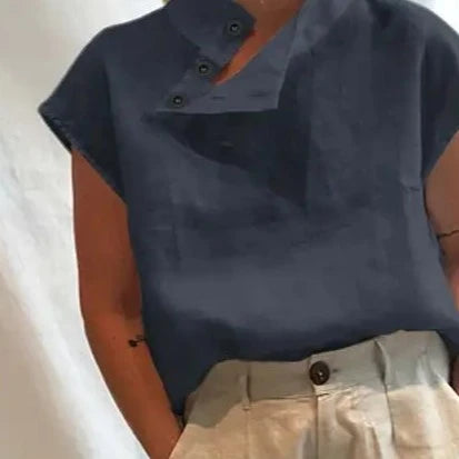 Zomerstijl met Lunariya's Katoenen Linnen Blouse