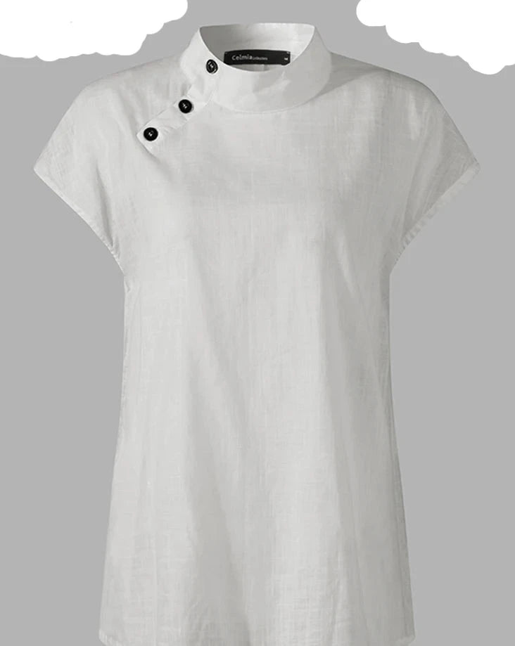Zomerstijl met Lunariya's Katoenen Linnen Blouse