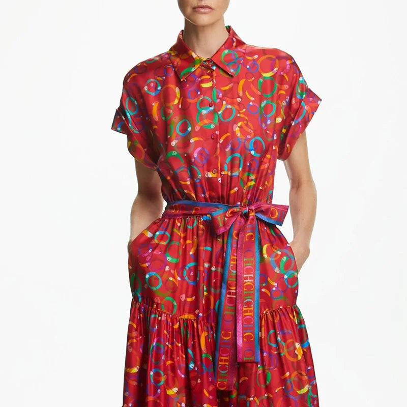Abito Bohemien Estivo con Splendore di Fiori