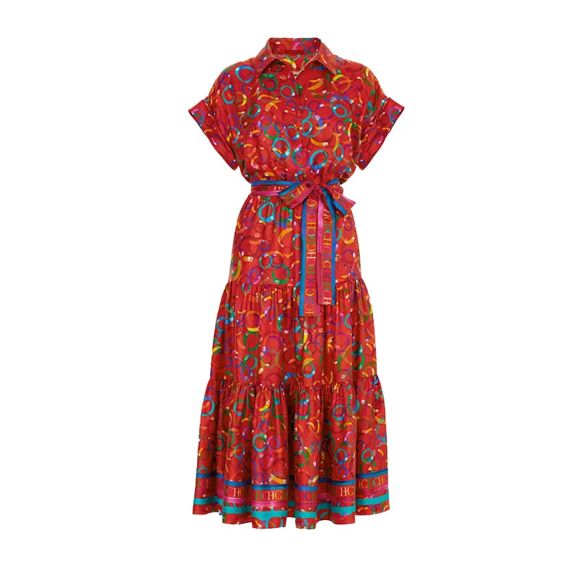 Abito Bohemien Estivo con Splendore di Fiori